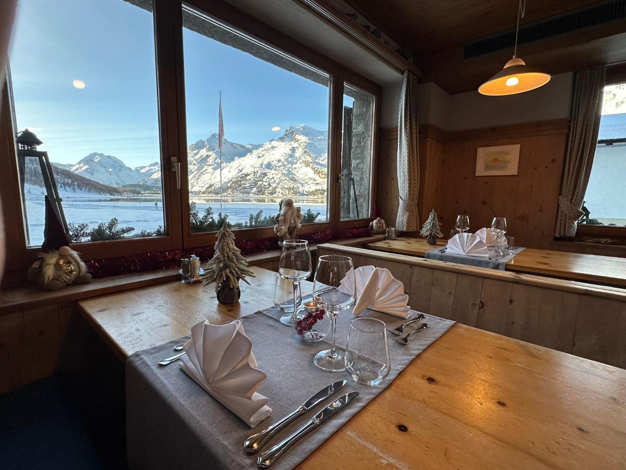 Hotel Ristorante Lagrev Maloja Exterior photo